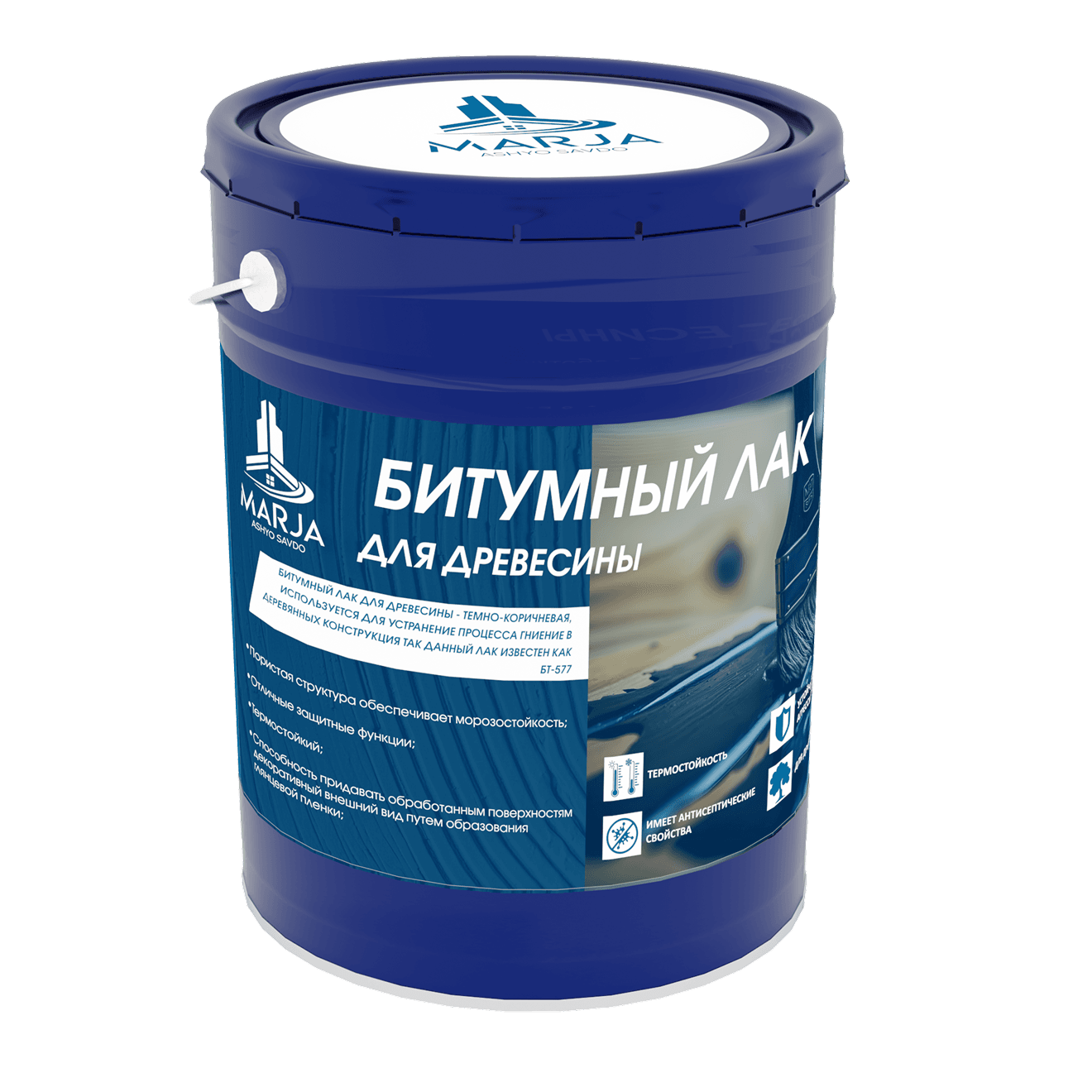 Битумный лак для древесины